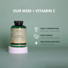 MSM Capsules Vegavero® | 2100 mg | with Natural Vitamin C | NO ADDITIVES | 270 Capsules | Vegan & Lab-Tested Methylsulfonylmethane