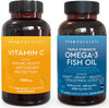 Viva Naturals Vitamin C 1000mg (250 Capsules) and Omega 3 Fish Oil (180 Capsules) Bundle Viva Naturals Vitamin C 1000mg (250 Capsules) and Omega 3 Fish Oil (180 Capsules) Bundle