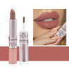 2-In-1 Matte Lip Gloss Nude Long Lasting Lip Gloss (12 Colors) Double Liquid Lipstick Silky Lip Glaze Velvet Lip Gloss For Women And Girls