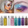 9 Colors Body Glitter Gel For Women & Girls, Glitter Eyeshadow, Easy To Apply & Remove Mermaid Sequins Chunky Glitter For Body Face Hair Nails, Festival Glitter Makeup