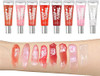 Clear Lip Gloss, 8-color Plumping Lipstick Lasting Moisturizing Makeup Lip Glaze Smooth Lipgloss Lip Stick Lip Stain For Girls And Women