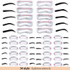 Eyebrow Stamp Stencils Kit, One Step Brows Powder Makeup