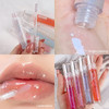 Lip Gloss Shiny Water Light Lip Gloss Moisturizing Mirror  Overlay Smudge-Proof Nourishes Long Lasting Flashing Lip Glaze