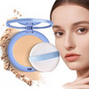 SACE LADY Oil Control Face Pressed Powder, Matte Smooth Setting Powder Makeup, Waterproof Long Lasting Finishing Powder, Flawless Lightweight Face Cosmetics, Cruelty-free,#02 shade 0.28Oz