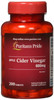 Puritans Pride Apple Cider Vinegar 600 mg Tablets, 200 Count