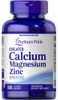 Puritan's Pride Chelated Calcium, Magnesium, Zinc-100 Coated Caplets