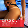 COCOSOLIS - Citro Tan Accelerator with Vitamin E, Body Lotion for Natural Tan - Sunbed Cream for a Chocolate Tan - Coconut oil, Jojoba oil, Pomegranate oil for Healthy & Radiant Skin (110 ml)