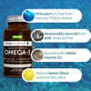 Pure & Essential Omega-3 & D3 1000iu, Fast-Acting rTG, Support Eyes, Heart & Brain Function, 1-a-Day, Highly Concentrated EPA & DHA Wild Fish Oil, Non-GMO (1)