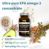 Pure & Essential Ultra Pure Epa Omega-3 Concentrate 500 Mg, Wild Fish Oil, Rtg, 90 Small Softgels