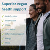Vegan Omega-3 + Super B12-Complex 1000Mcg Vegan Bundle, Sustainable Dha & Epa Algae Oil 1340Mg + High Absorption Sublingual Vitamin B12, By I
