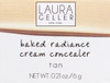 LAURA GELLER NEW YORK Baked Radiance Weightless Cream Concealer, Full Coverage Color Correcting Face Makeup with Velvet Finish, Tan