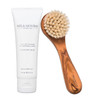 Mila Moursi | Cleanser & Brush Bundle | Skin Care Complexion Brush | Facial Dry Brush for Exfoliation and Lymphatic Congestion | Cleansing Milk | Bio-Nutrient Squalane and Bisabolol | 6.7 Fl Oz