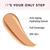 IT Cosmetics Your Skin But Better CC+ Cream, Neutral Tan (N) - Color Correcting Cream, Full-Coverage Foundation, Anti-Aging Serum & SPF 50+ Sunscreen - Natural Finish - 1.08 fl oz