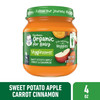 Organic Baby Food Sweet Potato Apple Carrot & Cinnamon