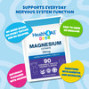 Kids Magnesium Sublingual 90 Tablets (V) (not Capsules or Gummies) for Anxiety, Sleep, Ticks. Vegan Chewable Magnesium Citrate for Children. Made in The UK by Health4All