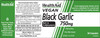 Health Aid Vegan Black Garlic 750mg 30's