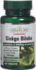 Natures Aid Ginkgo Biloba , 6000 mg Equivalent, Vegan, 90 Tablets