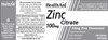 Health Aid Zinc Citrate 100mg 100's