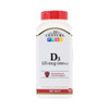 Vitamin D3 - 5,000ius 360 Tablets by 21st Century