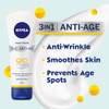 NIVEA 3in1 Q10 Anti-Age Care Hand Cream (100ml), Moisturising Hand Cream Reduces the Appearance of Wrinkles with Q10 and UV Filters, NIVEA Hand Cream for 24 Hour Moisture
