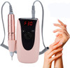 30000rpm Electric Nail Drill Handpiece Machine, Professional Portable Nail Art Drill Manicure Pedicure Machine for Salon or Home Use(US Plug)