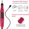 Boobeen 48W LED Nail Lamp with Portable Electric Nail Drill Kit - 6 Pieces Changeable Drills - Acrylic Nail Lamp Tools