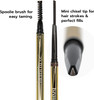 browluxe Precision Brow Pencil for Microblading Effect | Taupe Eyebrow Pencil for Blondes | Waterproof Eyebrow Pen and Eye Brow Brush | Smudge Proof Eyebrow Pencil