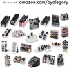 byAlegory (Set of 4) Acrylic Makeup Finger Nail Art Tool Organizer 26 Spaces For Storing Beauty Nail Art Kit Tools - Clear