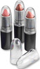 byAlegory Clear Lipstick Caps For MAC - Replaces Original Cap To See Your Favorite Lipstick Color Easily (12 pack)