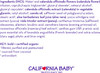 California Baby Calendula Cream Tube New Size 6 Ounces
