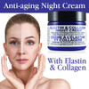 Carapex Natural Anti-aging Night Cream with Elastin & Collagen, for Dry to Combination Skin, Fragrance Free, Perfect for Sensitive Skin, 2oz 60ml (3-Pack)