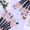 Docolor Makeup Brushes 6Pieces Double Sided Makeup Brushes Set Professional Foundation Eyeshadow Travel Make Up Brushes Kits