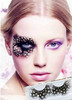 Dorisue Party Feather Eyelashes Fright Night Sexy leopard print Tiger Fake Eyelashes Party Cosplay Costume Feather False Eye Lashes dramatic design