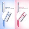 Eyebrow Trimmer Completely Stainless Steel Eyebrow Razor with Cover for Men&Women (5PCS)