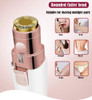 Eyebrow Trimmer Shaver 2 in 1 Lady Epilator Electric Shaved Armpit Hair Bikini Hair Removal Universal USB Chargable Mini Size Portable