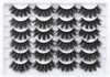 False Eyelashes 3D Faux Mink Lashes 20mm Dramatic Fluffy Thick Crossed Lashes Pack Soft Reusable Handmade Fake Eyelashes 12 Pairs Pack by Pawotence