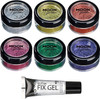 Fine Glitter Shakers by Moon Glitter 100% Cosmetic 0.17oz Set of 6