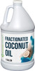 Fractionated Coconut Oil Massage Oils - Liquid MCT Natural & Pure Body Moisturizer Cold Pressed Carrier Massage Oil for Essential Oils Hair Face & Dry Skin 1 Gallon Value Bulk Size Clear