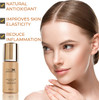 GLO24K Eye Serum with 24k Gold, Hyaluronic Acid, and Vitamins A,C,E. Potent Formula for the delicate skin around the eyes.