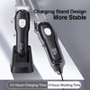 GSKY 2021New Hair Clippers for Men Professional Cordless Clippers for Hair Cutting Beard Trimmer Barbers Grooming Kit Rechargeable, LED Display