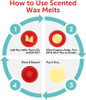 Happy Wax Signature Wax Melt Warmer for Scented Wax Melts, Cubes, Tarts  Electric Wax Melter with Automatic Timer, Patent Pending Silicone Top (Green Leaves, Signature Warmer)