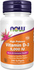 NOW Supplements, Vitamin D-3 5,000 IU, High Potency, Structural Support 240 Softgels