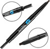 Jonteblu Waterproof Eyebrow Pencil Liner Long Lasting Ultra Fine Slim - Natural Makeup Microblading Eye Brow Definer Pencil - Eyebrow Filler with Spoolie Brush, Taupe