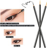 KINGMAS 100 Pack Disposable Eyeliner Brushes Applicator Makeup Eye Liner Wands