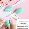 Lip Brush Tool,Double-Sided Silicone Exfoliating Lip Brush (2PCS)