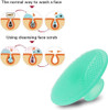 Lip Scrub Brush - Uramoto 4pcs Silicone Exfoliating Lip Brush Double-Sided Soft Lip Exfoliator Tool Lip Scrubber Tool and 3pcs Silicone Face Scrubbers Exfoliator Brush