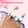 Makeup Brush Set, Professional Shell Brush Kit Powder Foundation Concealer Eyeshadow Cosmetic Brush Beauty Tool(Pink+Gold)
