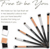 Makeup Eye Brush Set - Eyeshadow Eyeliner Blending Crease Kit - Best Choice 7 Essential Makeup Brushes - Pencil, Shader, Tapered, Definer - Last Longer, Apply Better Makeup & Make You Look Flawless
