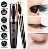 Mascara Eyeliner Set 4D Silk Fiber Lash Mascara & Waterproof Liquid Eyeliner set Long-lasting All Day, Smudge-Proof, Waterproof, Adds Length, Depth and Glamour Effortlessly