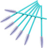 Mascara Wands, 300 Pack Disposable Lash Brushes for Eyelash Extensions Makeup Brush Bulk Tool Set, Blue/Light Purple